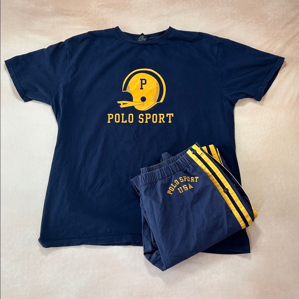 Y2k Polo Sport tear away pants